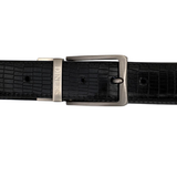 Ceinture noire élégante pour hommes