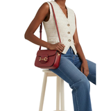 Flap Shoulder Bag -Red
