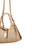 Formal Shoulder Beige Bag