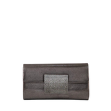 Pochette de soirée marron foncé