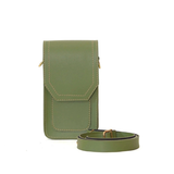 **MOBO POUCH VERT – Élégante Pochette Croisée pour Téléphone Portable en Similicuir**