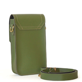 **MOBO POUCH VERT – Élégante Pochette Croisée pour Téléphone Portable en Similicuir**