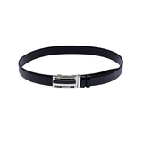 Ceinture noire habillée – Finition unie