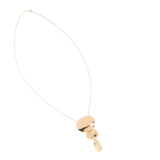 Collier à pendentifs superposés – Ton doré