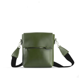 Green color shoulder bag