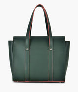 Army green color carry-all satchel bag