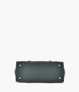 Army green color carry-all satchel bag