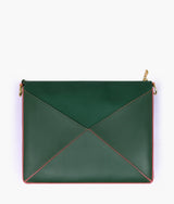 Army green color  triangle flex bag