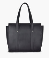 Black carry-all satchel bag  for women