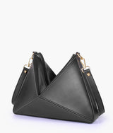 Sac souple triangulaire noir
