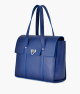 Sac bandoulière fourre-tout bleu pour femme