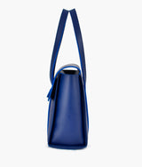 Sac bandoulière fourre-tout bleu pour femme