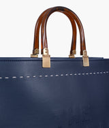 Sac fourre-tout signature bleu