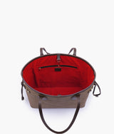 Brown neverfull tote bag