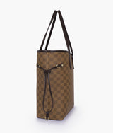 Brown neverfull tote bag