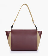 Sac torsadé trio de couleurs bordeaux et blanc cassé