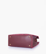 Sac à main vintage en crocodile rouge