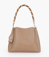 Coffee handbag with braided handle