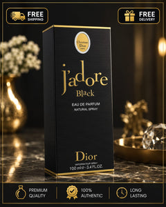 Christian Dior J'adore Eau De Parfum Vaporisateur Naturel Noir pour Femme 100ml (3.4 fl oz)