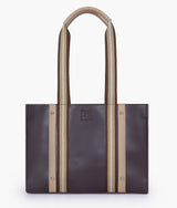 Dark brown  strap  bag
