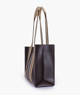 Dark brown  strap  bag