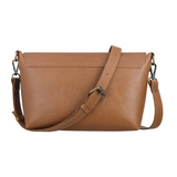 Sac bandoulière Camel en cuir de luxe