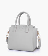 Mini sac à main gris avec anse