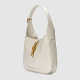 Petit sac porté épaule Jackie 1961 en cuir blanc