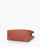 Brown color crocodile vintage handbag