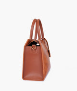 Brown color crocodile vintage handbag