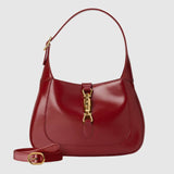 Petit sac à bandoulière Jackie 1961 en cuir rouge