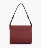 Sac à main torsadé trio couleur rouge et noir
