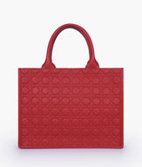 Red box tote bag