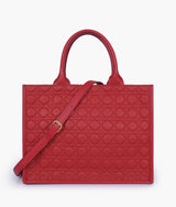 Red box tote bag