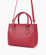 Red color small satchel bag