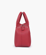 Red color small satchel bag