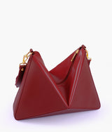 Red color triangle flex bag