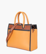 Sac à main vintage couleur moutarde