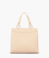 Off-white front lock top-handle mini bag for women