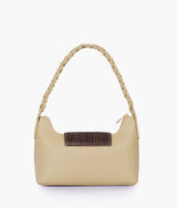 Women’s Off-White Braided Strap Purse