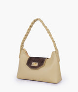 Women’s Off-White Braided Strap Purse