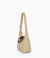 Women’s Off-White Braided Strap Purse