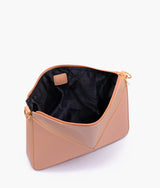 Sac souple triangulaire couleur pêche