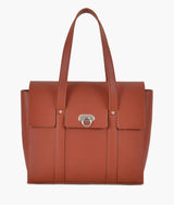 Rust carry-all satchel